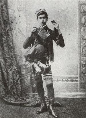 Лалоо, рожденный в Индии в 1869 году. Голова 